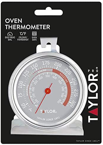 Taylor Oven/Grilled Thermometer เทย์เลอร์เทอร์โมมิเตอร์สำหรับเตาอบหรือย่างหน้าปัดใหญ่ 3.4นิ้ว องศาเซลเซียสอยู่ด้านนอก