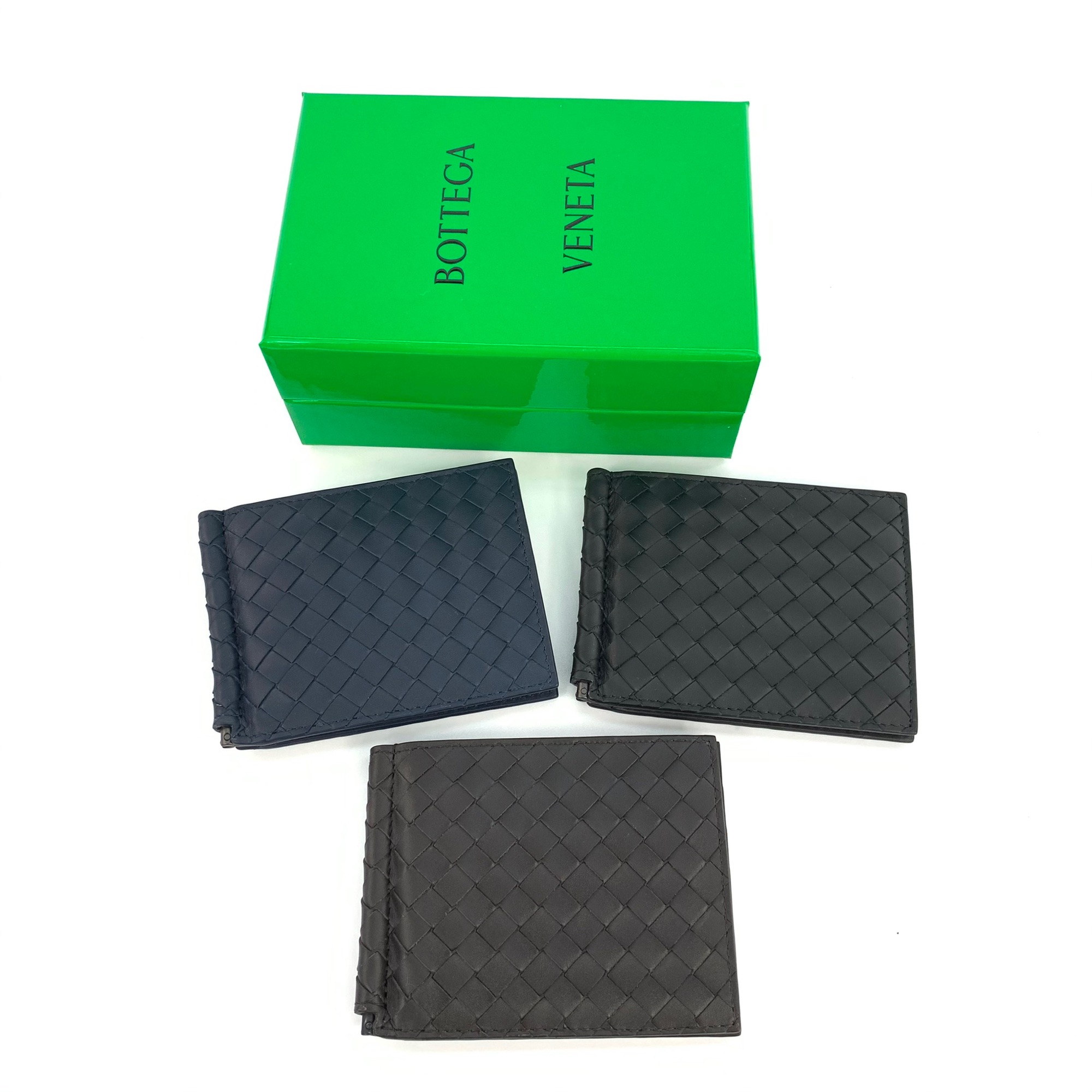 小物 BOTTEGA VENETA Mint Cassette Money Clip BOTTEGA VENETA Mint Cassette Money Clip