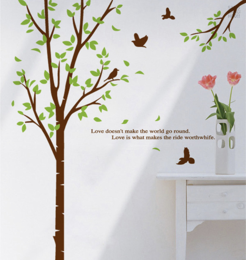 สติ๊กเกอร์ใส ติดผนังบ้าน ตกแต่งบ้าน ห้องเด็ก คอนโด  DIY Wallsticker Kids Children Boys Girls Home Decor