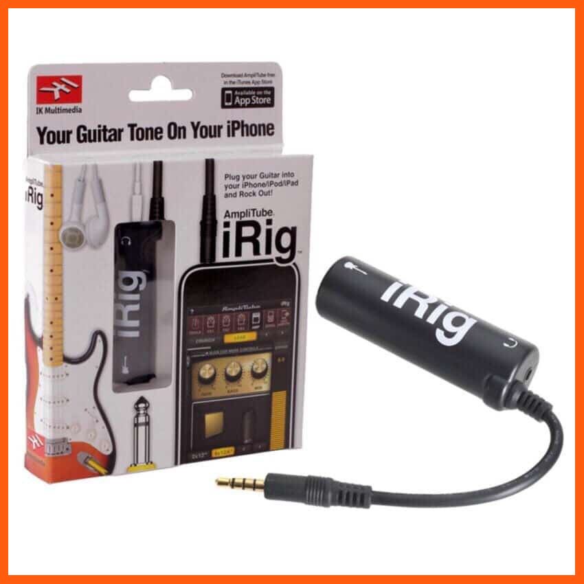 Best Quality IRig AmpliTube Effect Guitar อุปกรณ์เพิ่มเอฟเฟคเสียงต่อกีต้าร์กับ Iphone(Black) อุปกรณ์คอมพิวเตอร์ Computer equipment สายusb สายชาร์ด อุปกรณ์เชื่อมต่อ hdmi Hdmi connector อุปกรณ์อิเล็กทรอนิกส์ Electronic device