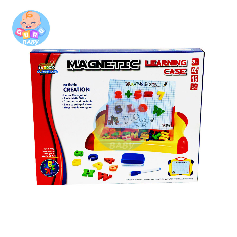 กระดานเขียนแบบแม่เหล็ก Magnetic Learning กระดานแม่เหล็ก กระดานสำหรับเด็ก กระดานวาดรูปแบบแม่เหล็ก