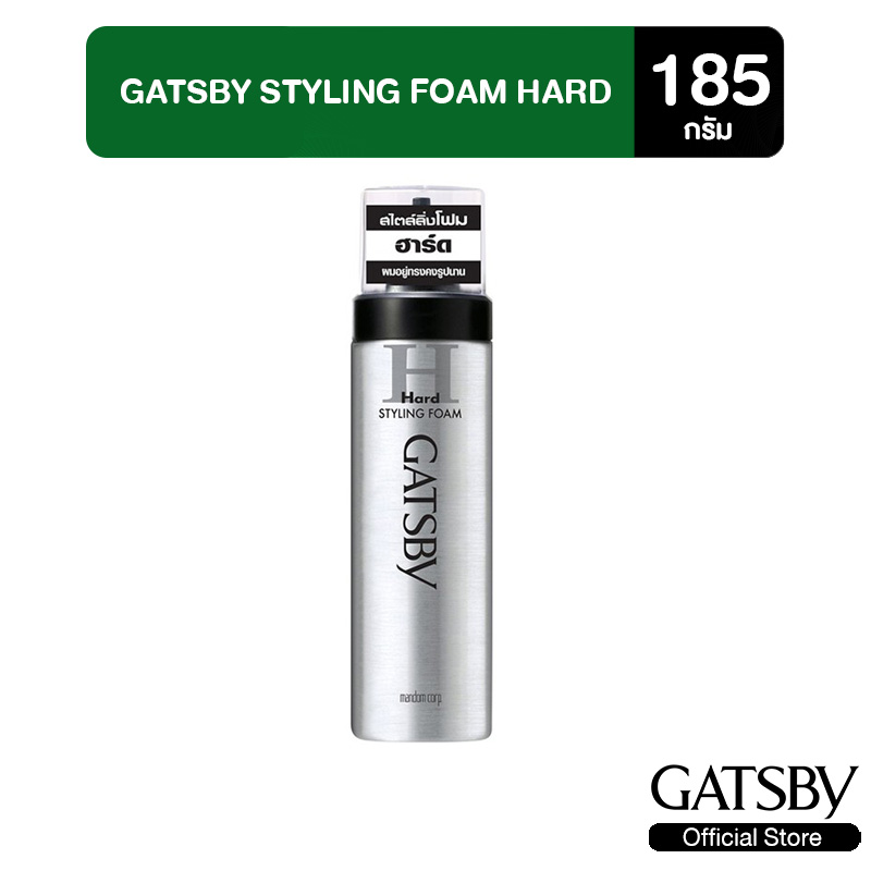 GATSBY STYLING FOAM แกสบี้ สไตล์ลิ่ง โฟม โฟมจัดแต่งทรงผม ช่วยเพิ่มวอล