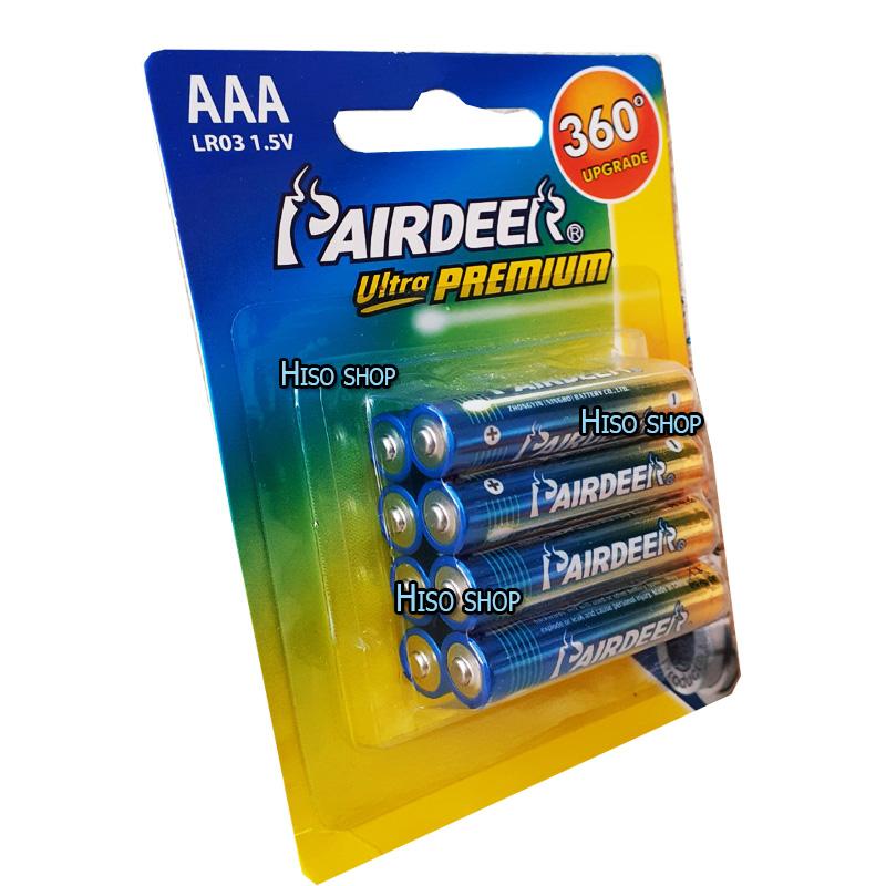 ถ่าน PAIRDEER Ultra Premium Battery AAA แพ็คละ 8 ก้อน Lazada.co.th