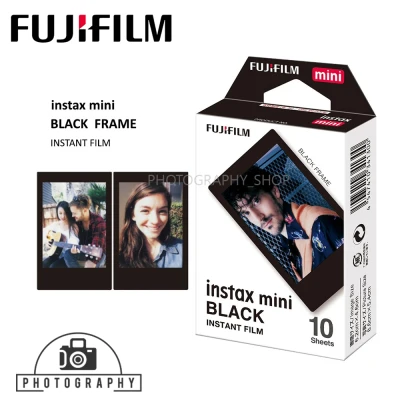 Fujifilm Instax mini film Black frame ฟิล์มโพลารอยด์ กรอบดำ