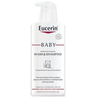 Eucerin Baby Bath and Shampoo ยูเซอรีน เบบี้ บาธ & แชมพู 400ml.