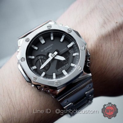 นาฬิกา GA-2100-1A Custom กรอบสายMetal ของแท้ ประกัน1ปี นาฬิกา GA-2100-1A Custom กรอบสายMetal ของแท้ ประกัน1ปี