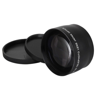 58mm 2x telephoto lens tele converter for canon nikon sony pentax 18-55mm 5