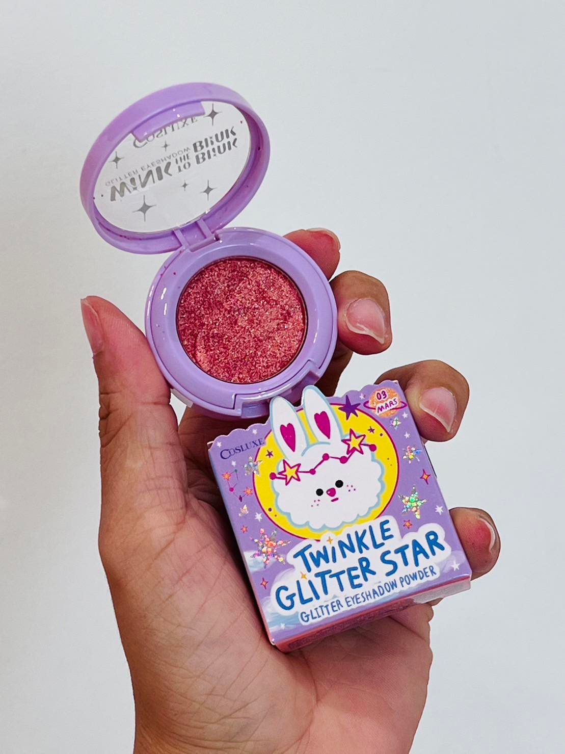 COSLUXE WINK TO THE BLINK BLINK TWINKLE GLITTER STAR GLITTER EYESHADOW