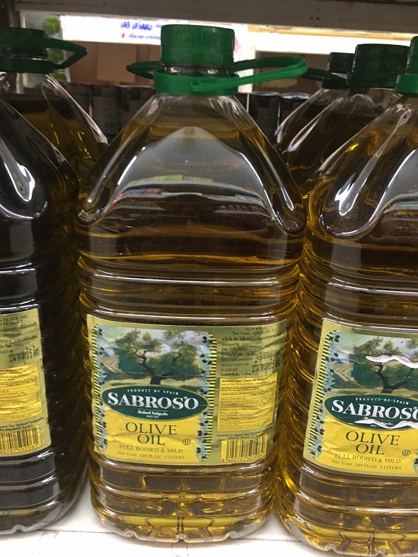 น้ำมันมะกอก Sabroso 100% Pure Olive Oil 5000ml