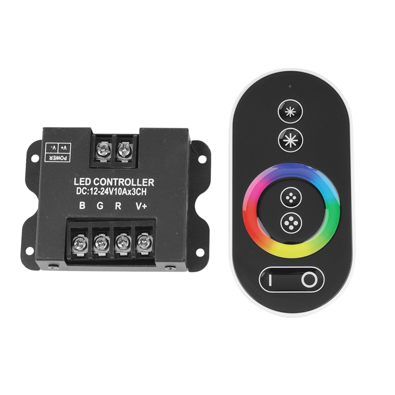 30A Contact RGB RF Remote Control DC 12V 24V 3Channelx10A 360W/720W