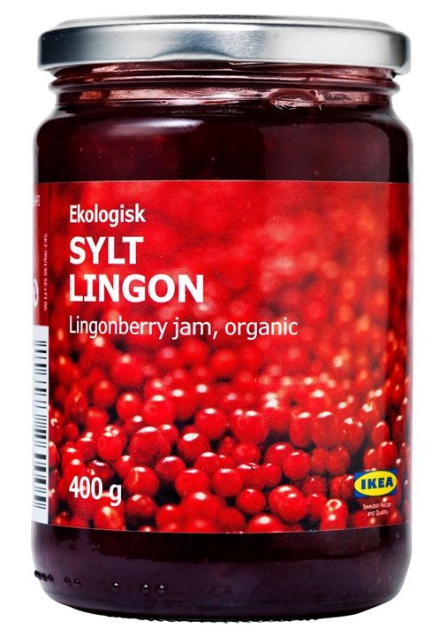 SYLT LINGON Lingonberry preserves, organic 400 g ( แยมลินกอนเบอร์รี่ ออร์แกนิค 400 กรัม )