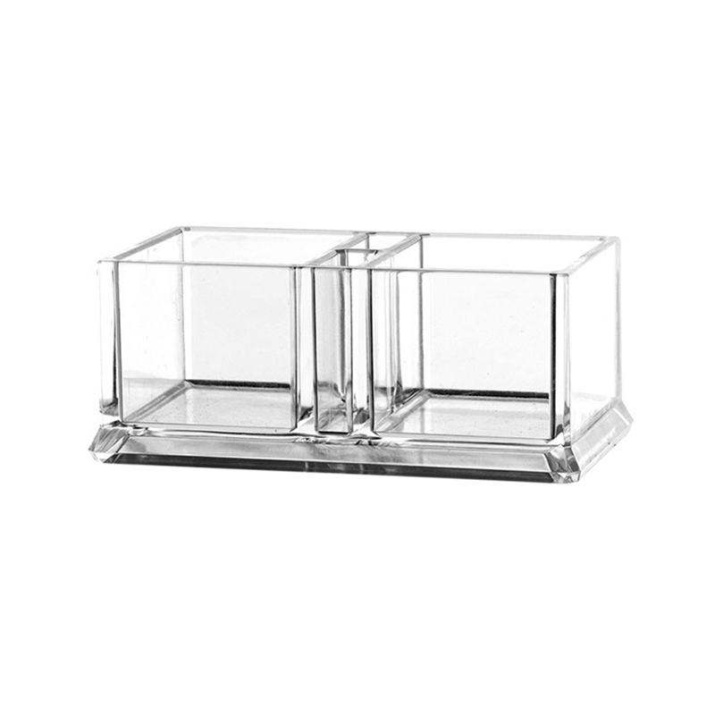 2 Lattices Clear Acrylic Tea Bags Holder Coffee Sugar Bag Boxes Acrylic Storage Organizer Case