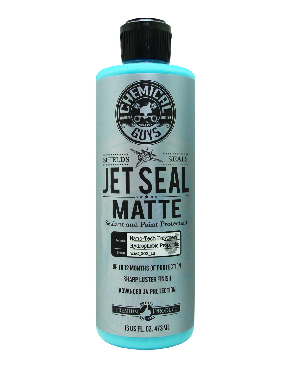 Chemical Guys Jetseal Matte น้ำยาเคลือบรถสีด้าน (16oz) (ขวดแท้