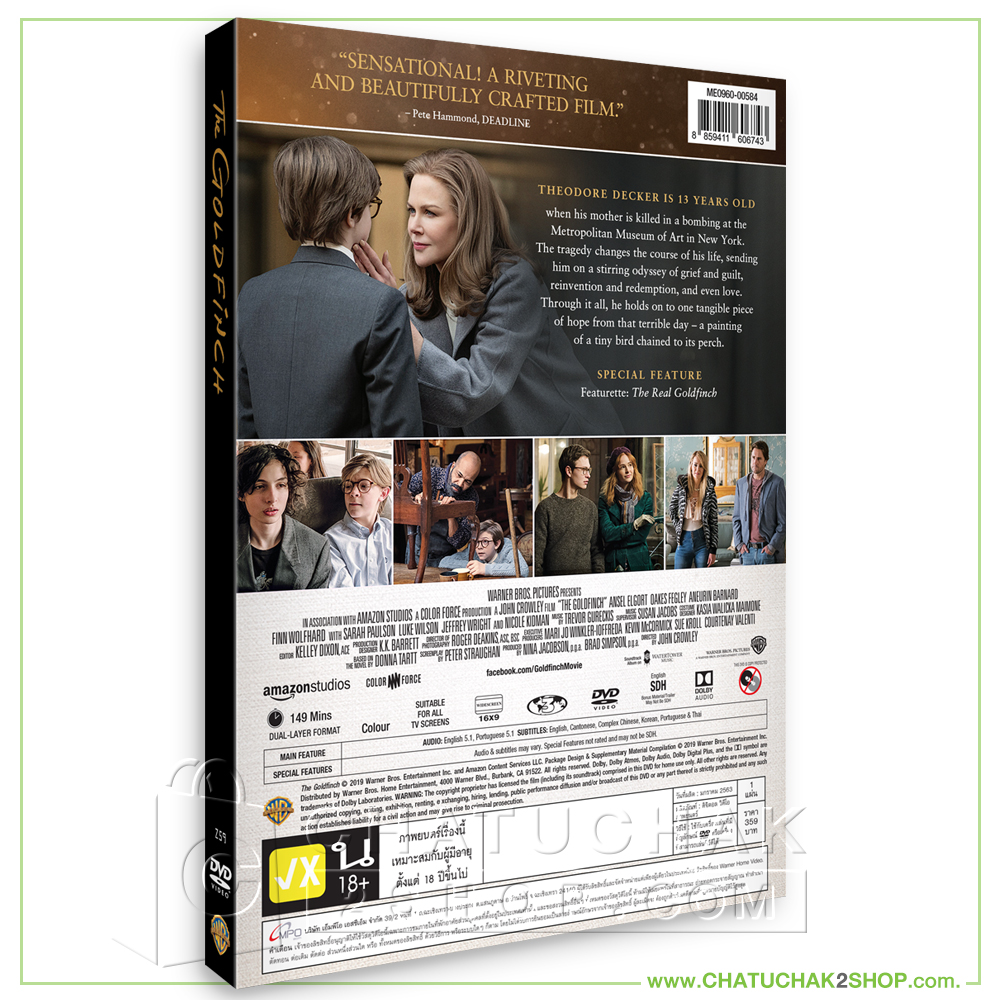 เดอะ โกล์ดฟินช์ ดีวีดี สากล (บรรยายไทย) The Goldfinch DVD