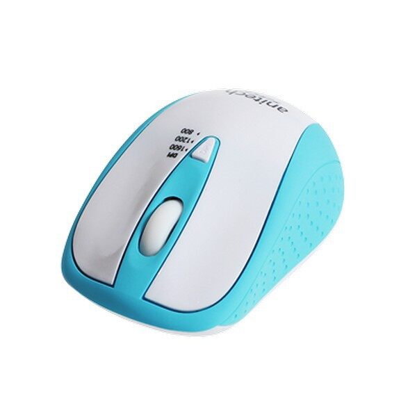 (ของแท้) ANITECH Soft Click Wireless Mouse W214-BL เม้าส์ไร้สาย