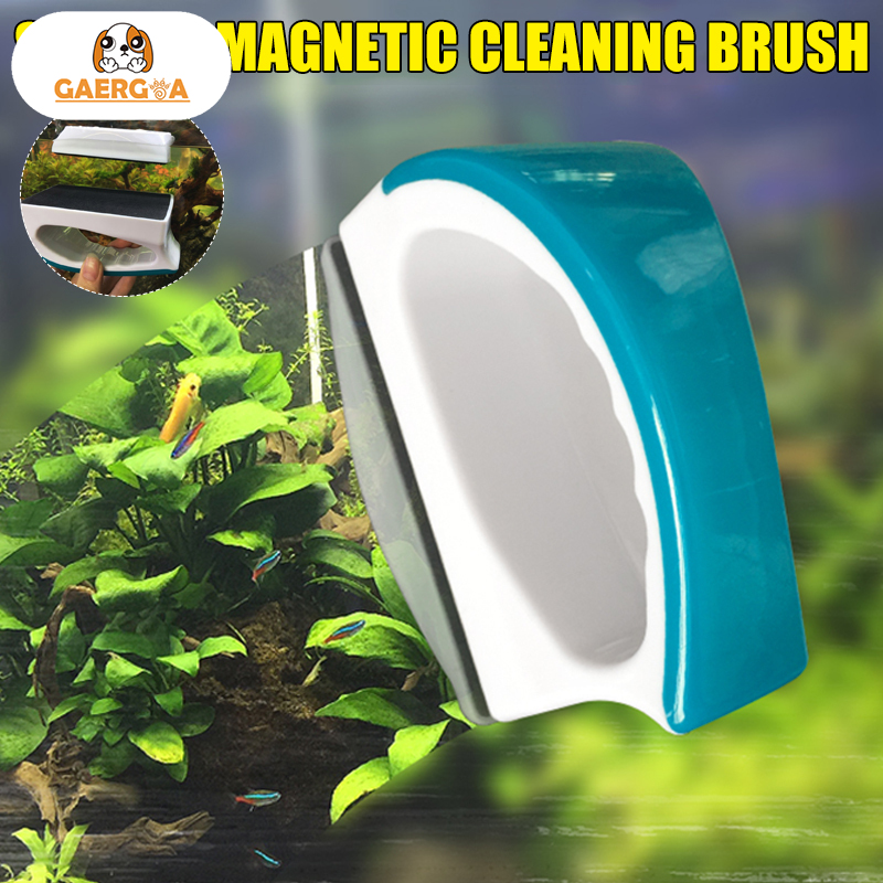 Gaergaa Mini Fish Tank Aquarium Glass Cleaner Brush