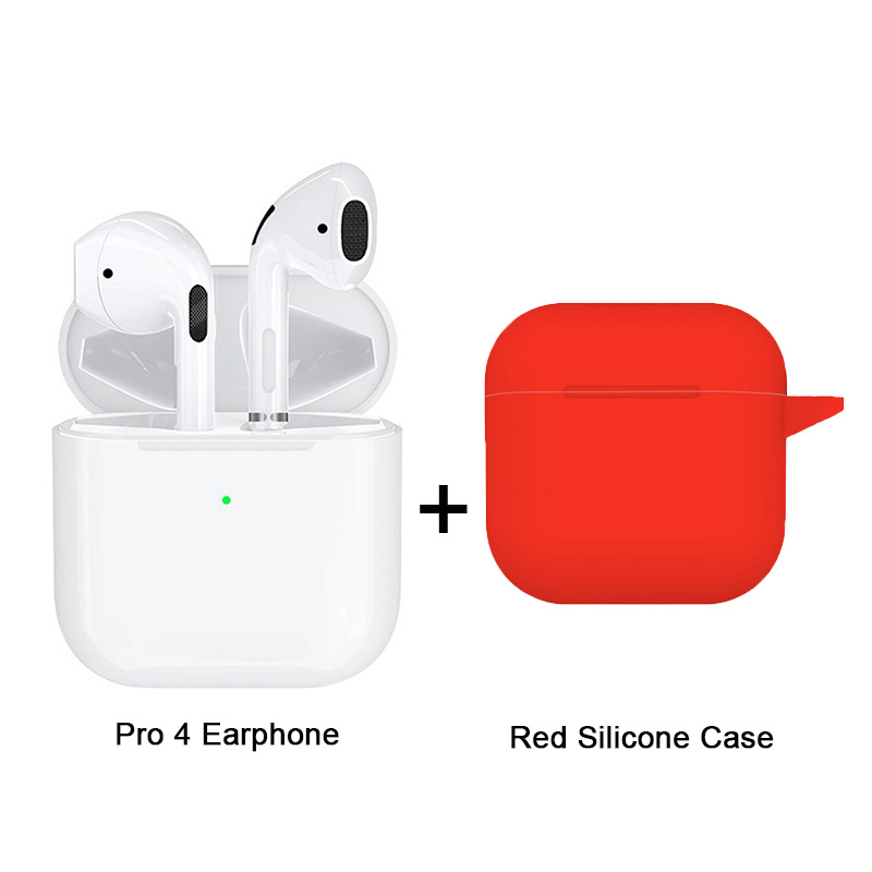 Pro 4 TWS Wireless Earphones Bluetooth 5.0 Mini Earbuds In Ear
