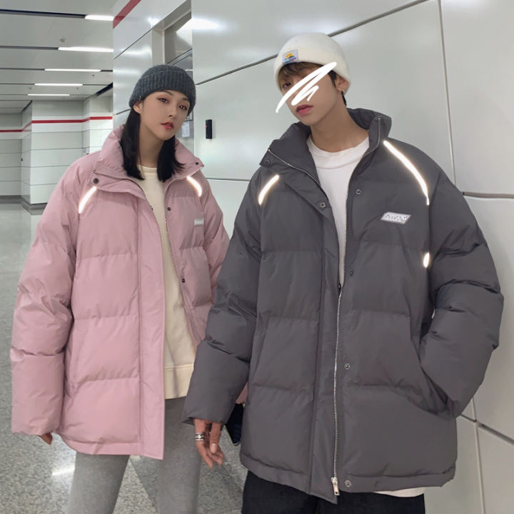 reflective down puffer jacket