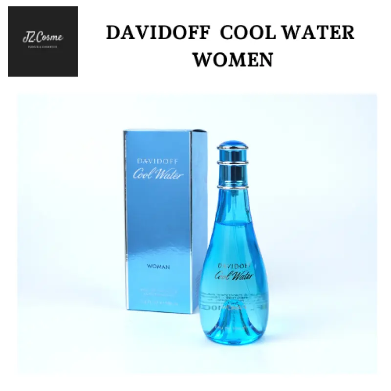 ภาพหน้าปกสินค้าDavidoff cool Water for Women 100ml ดาวิดอฟ น้ำหอมผู้หญิง จากร้าน JZ.Cosme บน Lazada