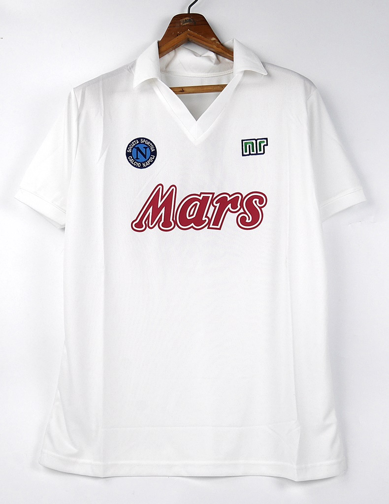 Maillot Naples Maradona 10 Vintage 1988/89 - Taille M, Acrylique, Réplique Années 80 Neuve