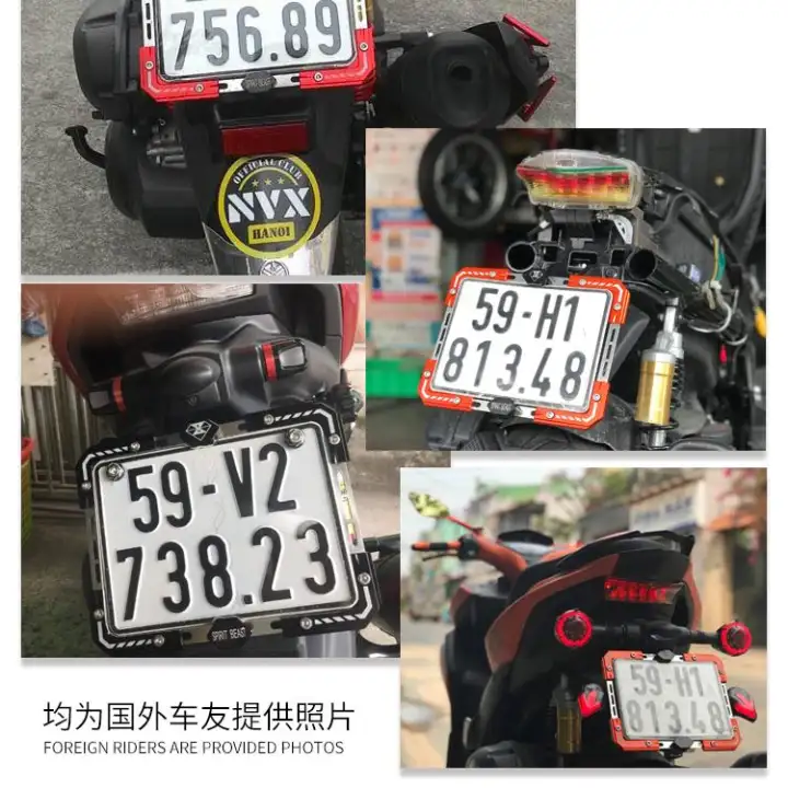 battery powered motorcycle license plate light