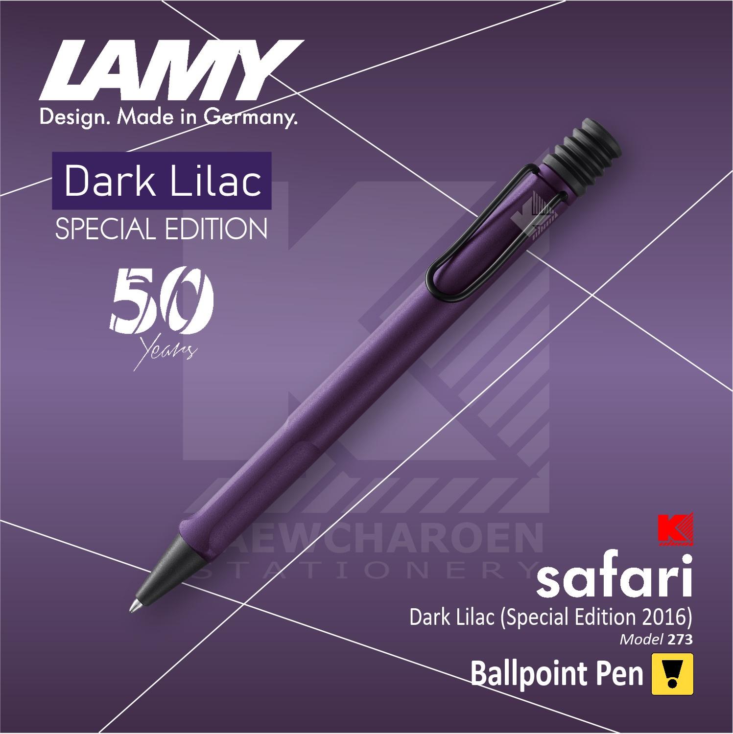 ปากกาลูกลื่น LAMY Safari 273 Dark Lilac 2016 Edition