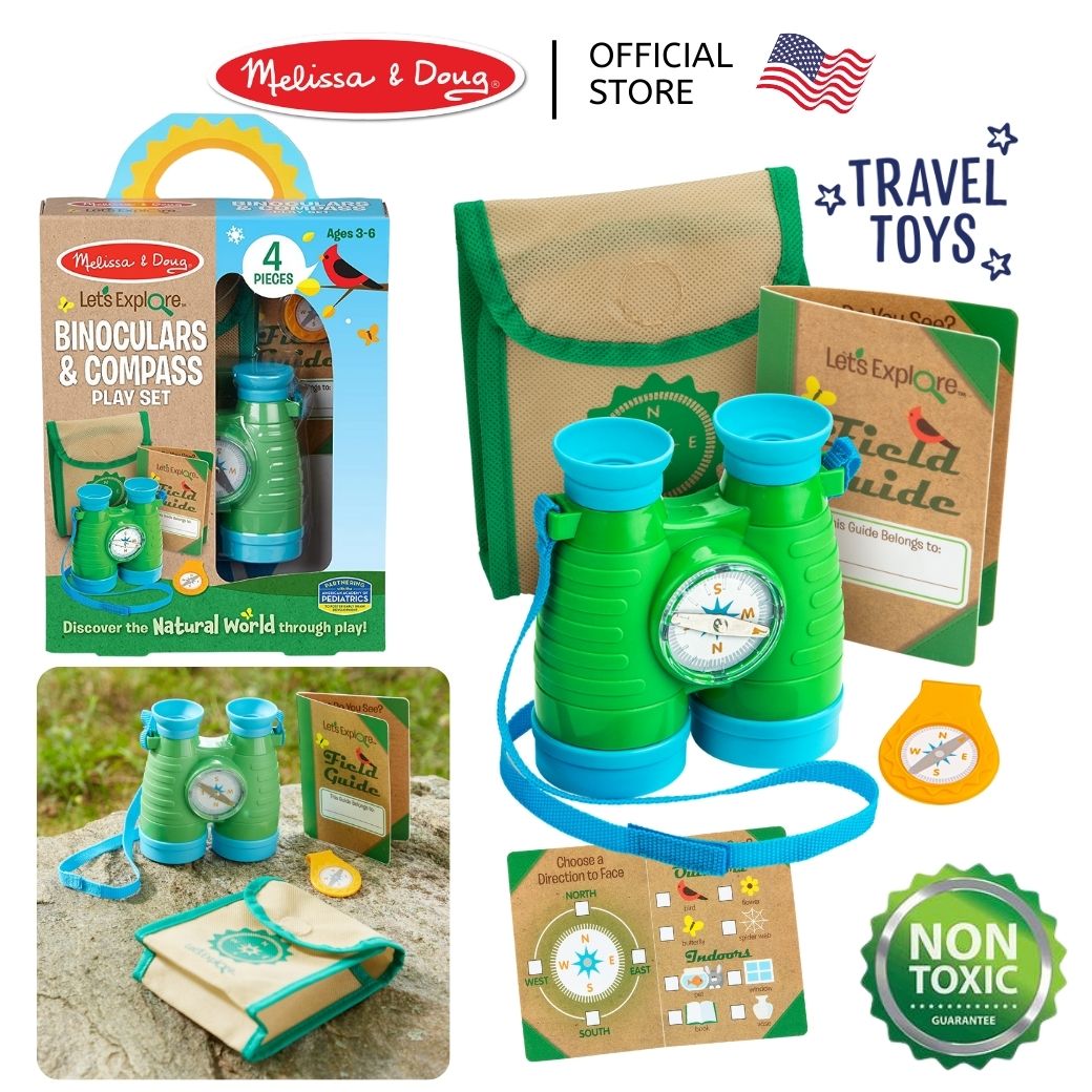 Melissa Doug Lets Explore Binoculars Compass Play Set - Melissa & Doug ...