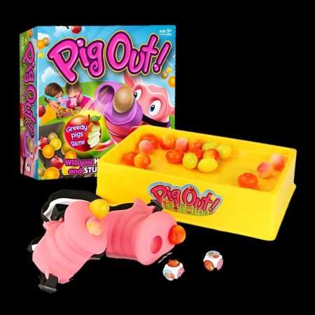 T.P. TOYS PIG OUT พิกเอาว์ เกมส์หน้ากากหมูหรรษา ทอยลูกเต๋าเก็บบอลแสนสนุก ของเล่นยอดนิยมในต่างประเทศ