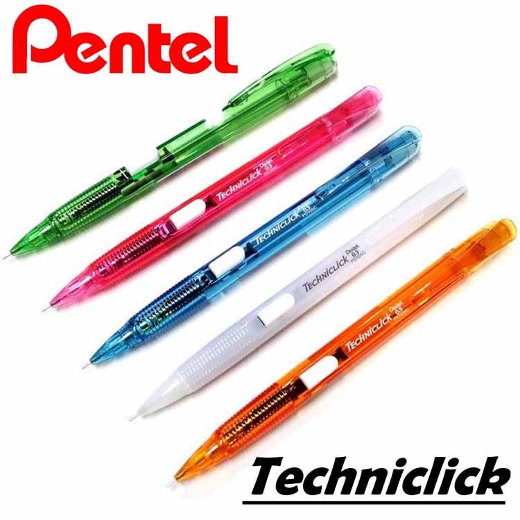 ดินสอกดข้าง Pentel 0.5 Techniclick คละสี