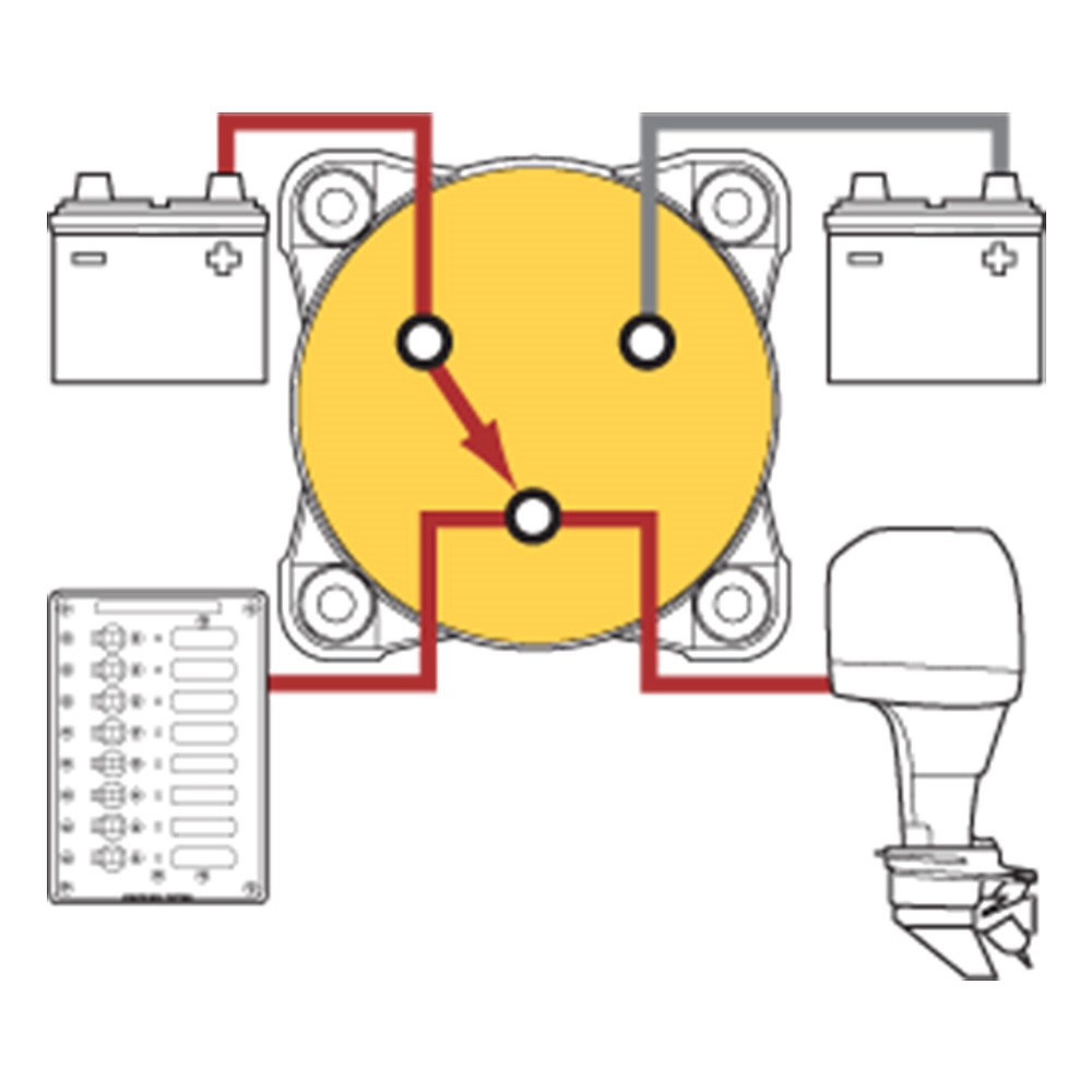 2/3/4 Position Mseries Switch Cut Single Dual On/off Marine Boat 12