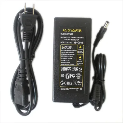 ♪100-240V To DC 12V 5A Switching Power Supply Adapter DC 2.1mm X 5.5mm Plug 12V 5A Power Supply❅