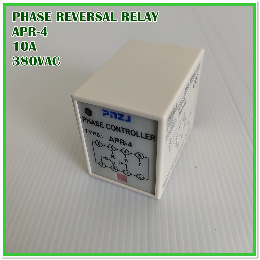APR4 PHASE CONTROLLER PHASE REVERSAL RELAYตัวควบคุมเฟส รีเลย์การกลับ