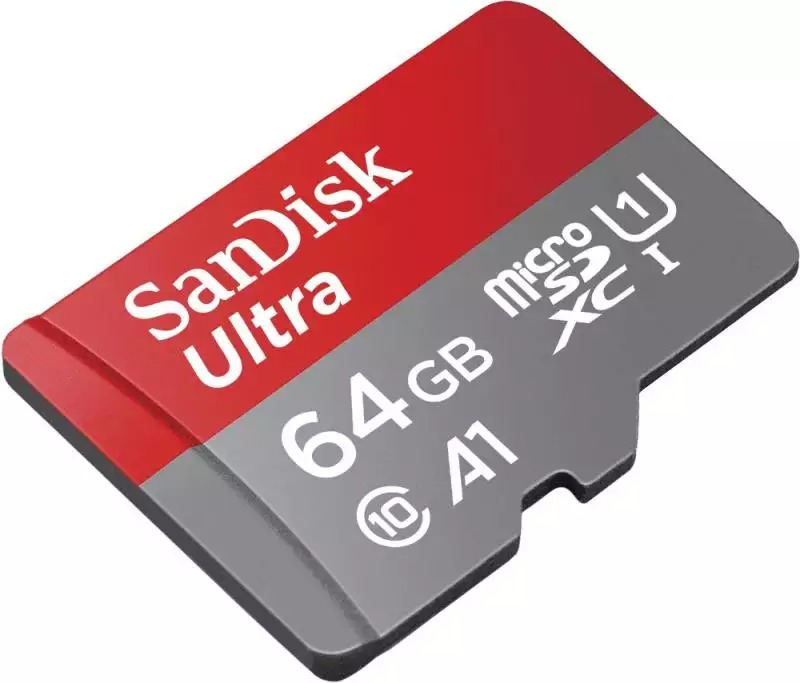 SanDisk Ultra microSDXC C10 100MB/s R-64GBU1 A1 UHS-1 4x6 10Y (SDSQUAR_064G_GN6MN) ( เมมโมรี่การ์ด ไมโครเอสดี การ์ด )
