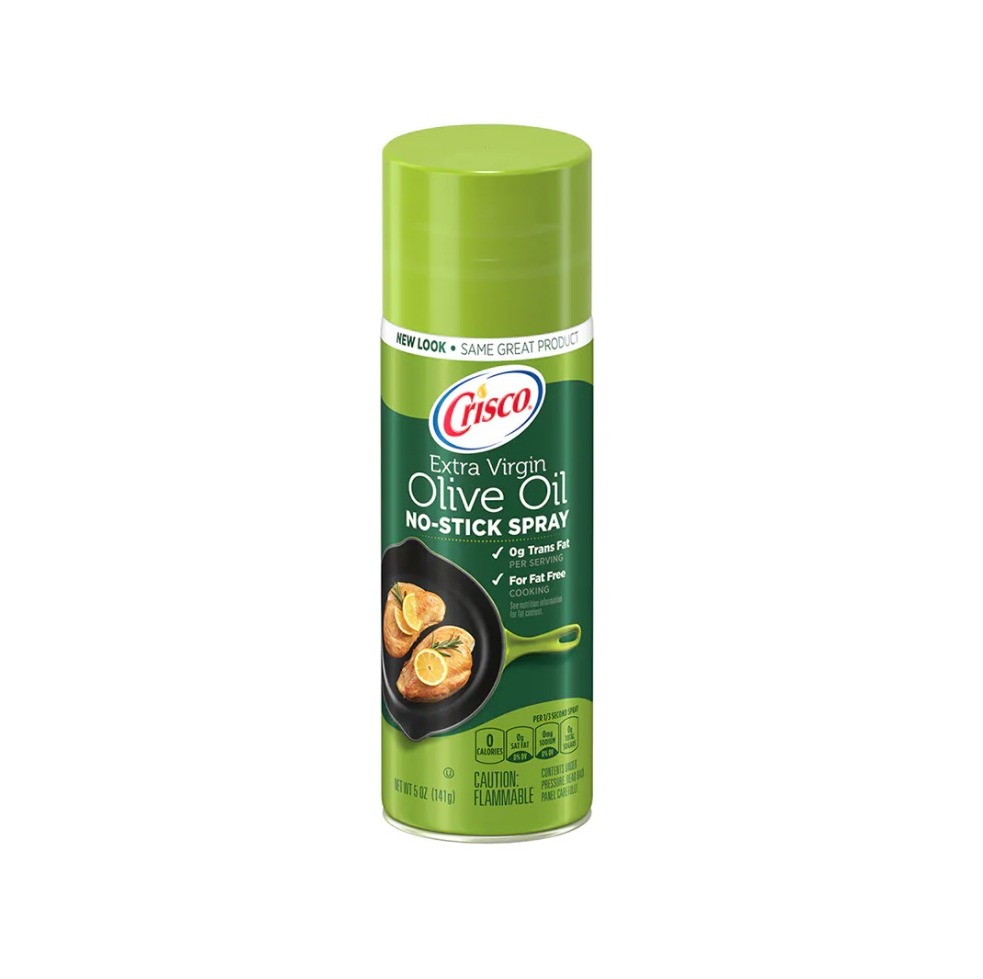 Crisco Extra Virgin Oilve Oil Spray 141 g. (5 oz.) คริสโก้ สเปรย์น้ำมันมะกอกธรรมชาติ 141 กรัม