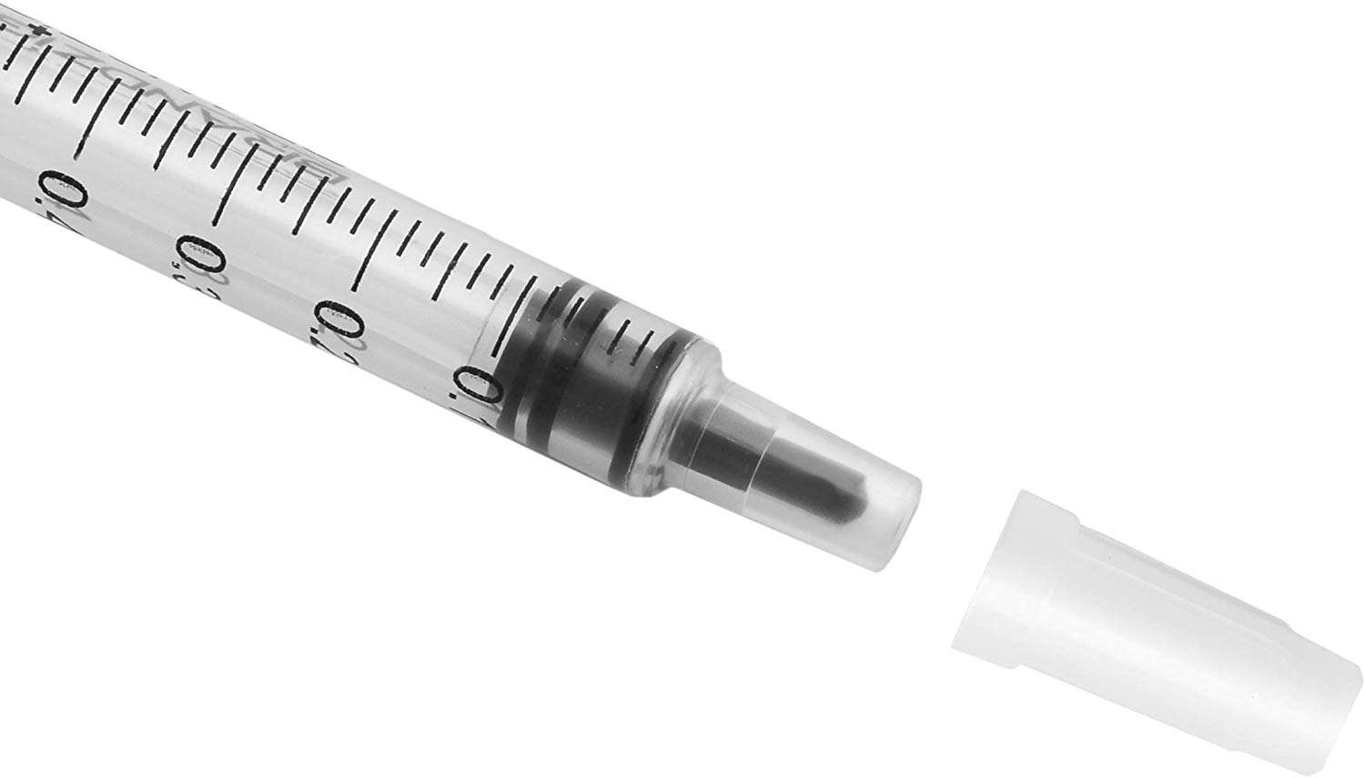 ไซริงค์ป้อนอาหาร 1ml Syringe With Cap Oral Dispenser, Luer Slip Tip, FDA Approved