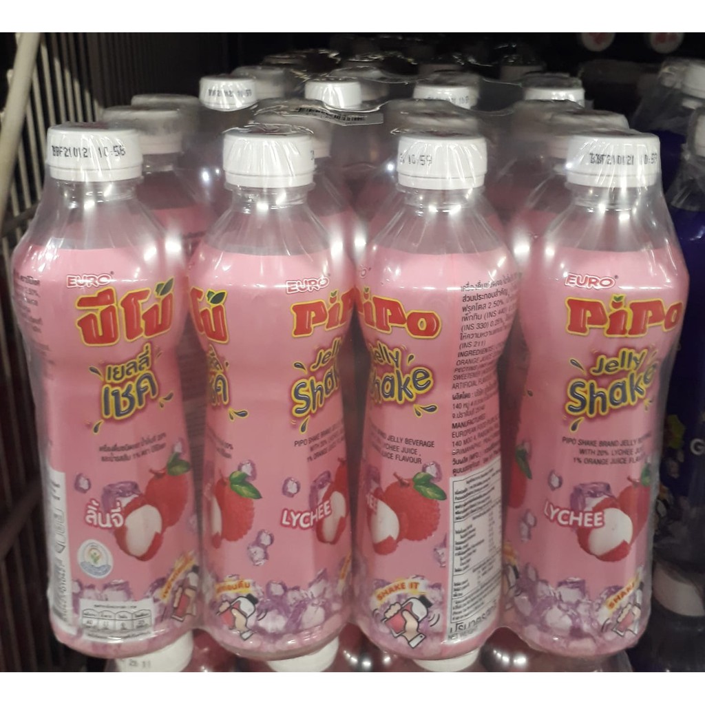 Free Delivery]ปีโป้ เครื่องดื่มเยลลี่เชค รสลิ้นจี่ ขนาด 230Ml ยกแพ็ค 12ขวด  Peepo Jelly Shake Lychee Pipo (พร้อมส่ง ส่งไว) - Lucky Family Shop -  Thaipick