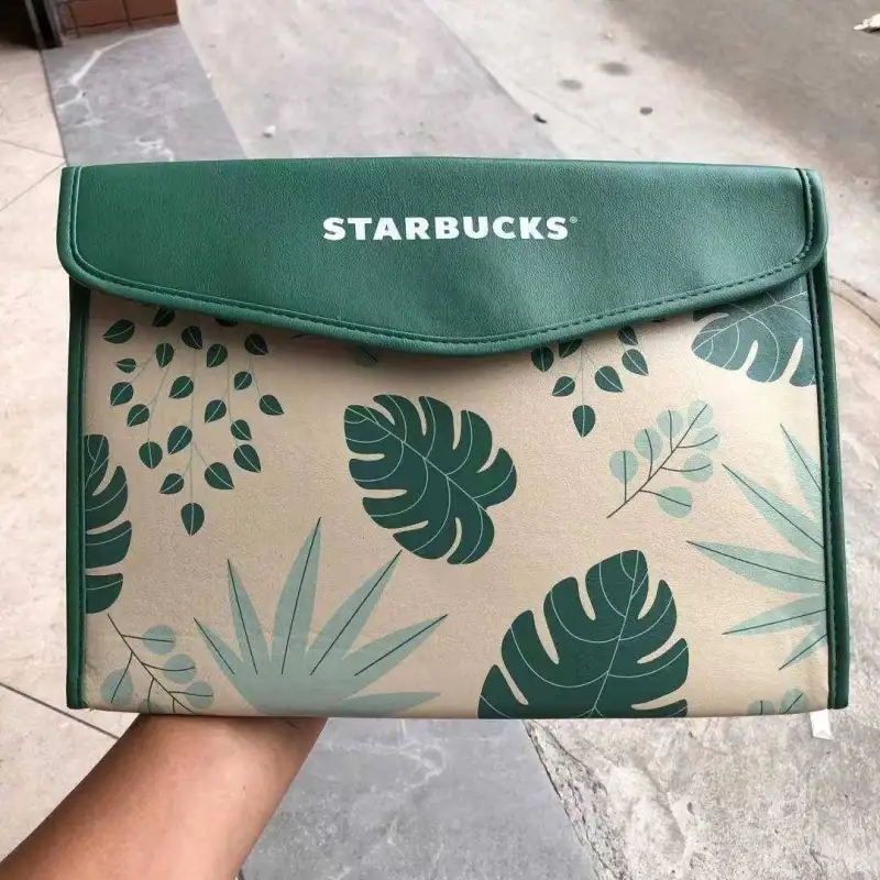 ภาพสินค้ากระเป๋าใส่เอกสาร STARBUCK มี 2 สี วัสดุหนังนิ่ม ขนาด 33254 cm จากร้าน Lovely Nice Shop บน Lazada ภาพที่ 4