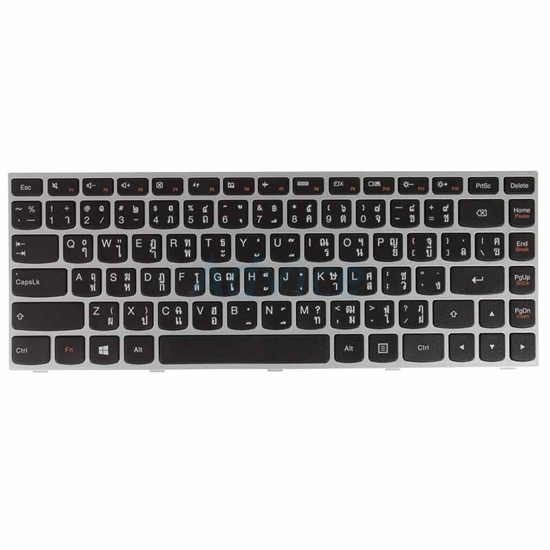 Keyboard LENOVO G40 (Silver) 'PowerMax' (สกรีนไทย-อังกฤษ)