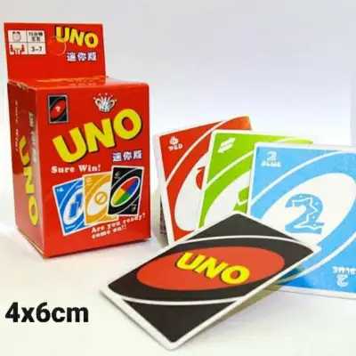 The Board Game บอร์ดเกมส์ เกมส์กระดาน Mini Uno ขนาด 4×6 ซม. BOARD GAME