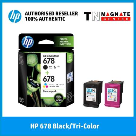 HP INK 678 BK+CO แพคคู่ HP INK 678 BK+CO แพคคู่