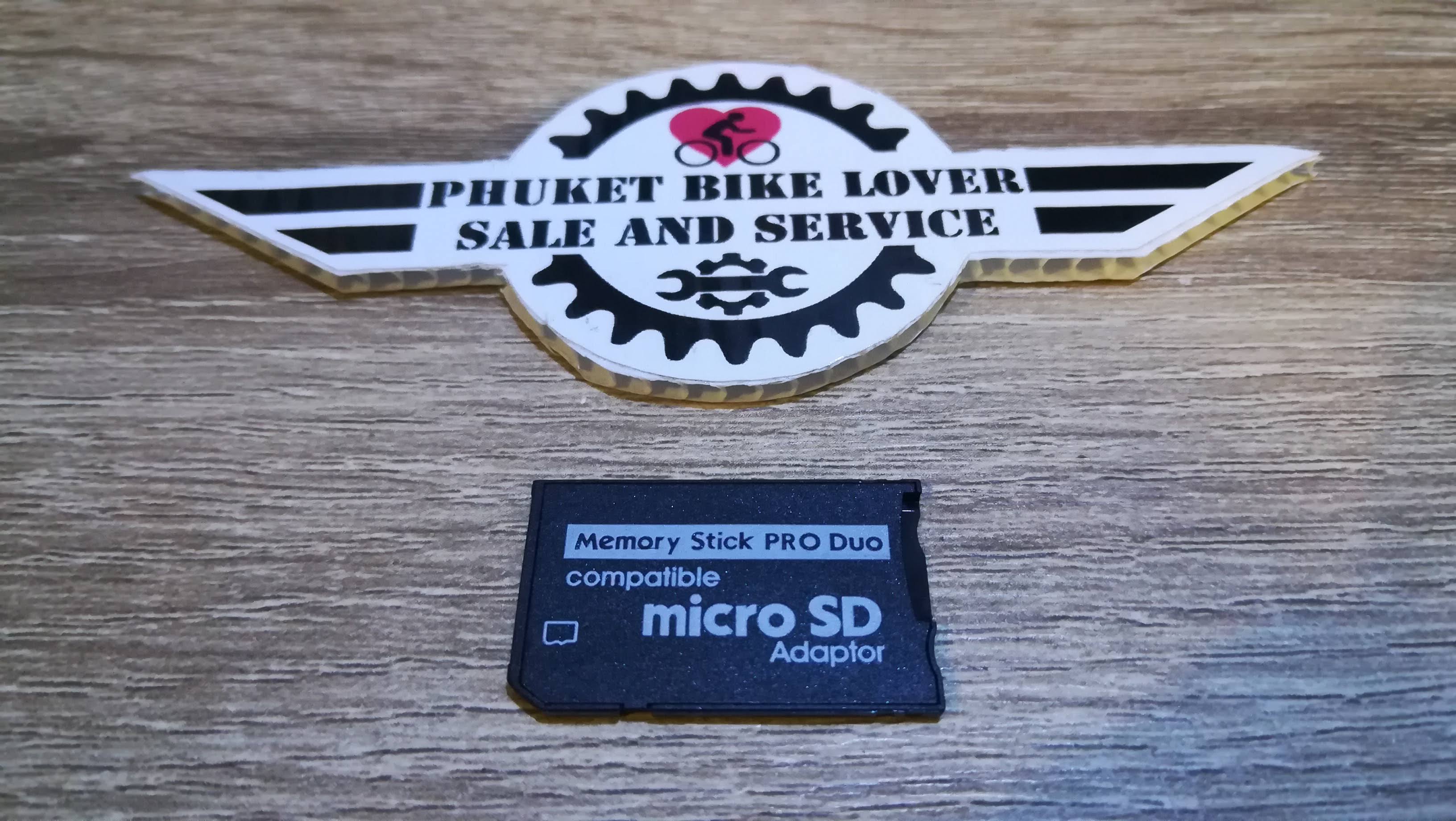 อะแดปเตอร์แปลง microSD เป็น Memory Stick Pro Duo สำหรับเครื่องเกมส์หรือกล้อง Sony โซนี่แมมโมรี่การ์ด memory sony