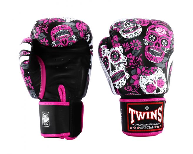 Twins special Boxing Gloves Fancy FBGVL3-53 8,10,12,14,16 oz Muay Thai Sparring MMA K1 นวมซ้อมชกทวินส์ สเปเชี่ยล แฟนซี หนังแท้ 100%