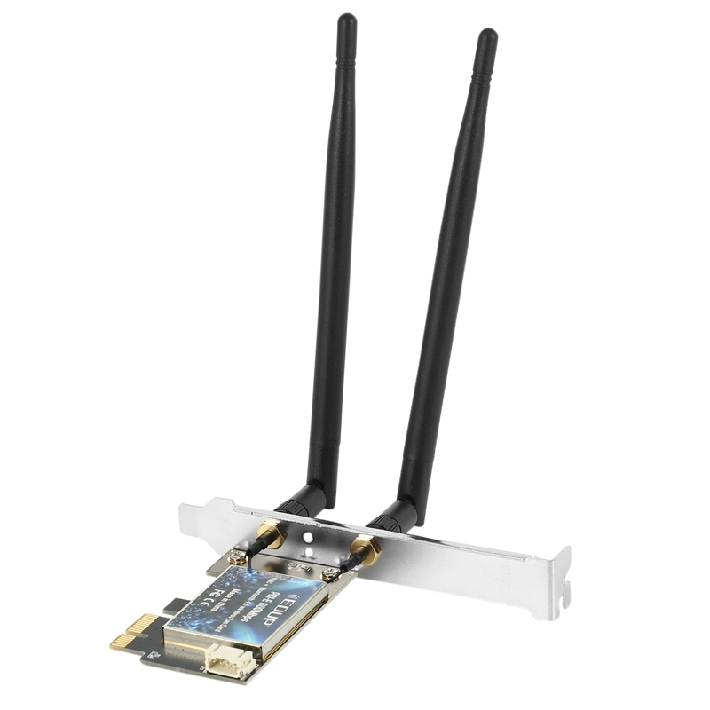 Bảng giá EDUP PCI-E 600Mbps WiFi Card Bluetooth 4.0 Adapter 2.4GHz/5GHz Dual Band Wireless Network Card with Antennas for Desktop PC Phong Vũ