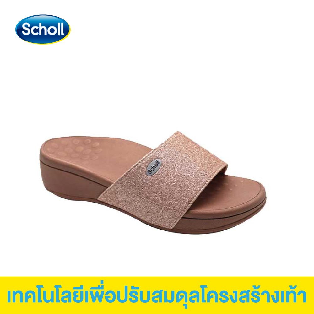 Scholl รองเท้าสกอลล์-โรซี่ Rosie รองเท้าแตะสวม ผู้หญิง รองเท้าสุขภาพ รองรับอุ้งเท้า สำหรับภาวะเท้าแบน