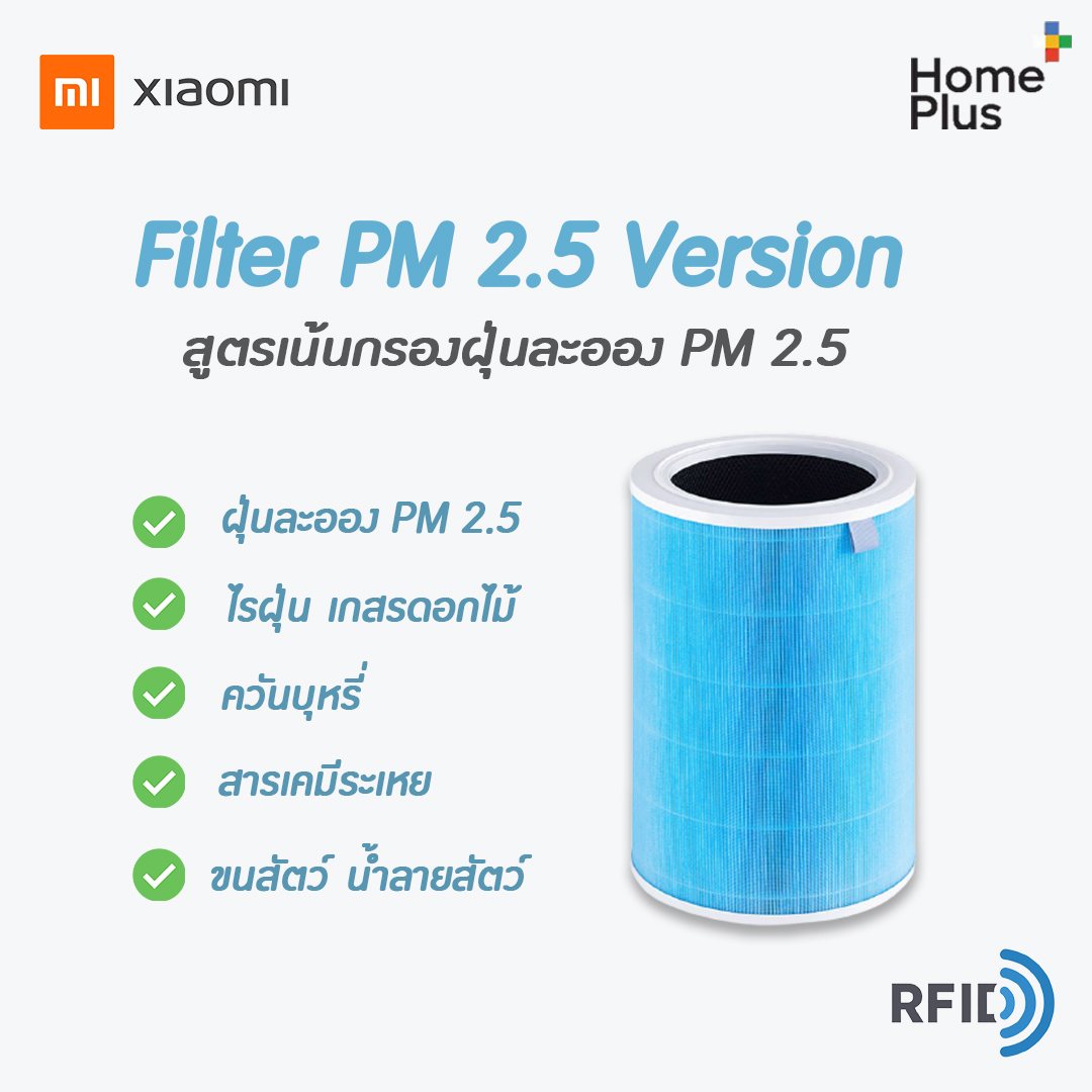 RFID Xiaomi Mi Air Purifier Filter ไส้กรองอากาศ hapacarbon xiaomi รุ่น