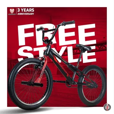 ส่งฟรี!! !!แถมฟรี ไฟหน้า-ไฟท้าย LED จักรยาน 20" BMX FREESTYLE