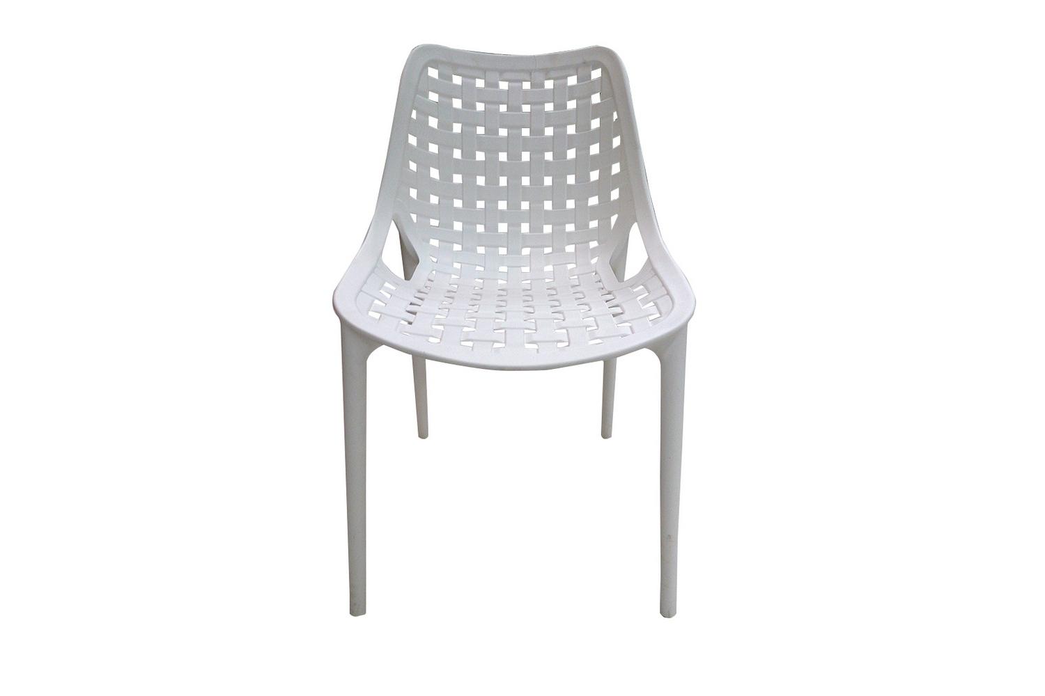 เก้าอี้พลาสติกPP BOVY WHITE SPRING PP047WH