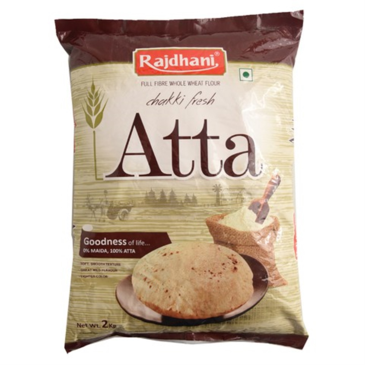Rasheed Chakki Rajdhani Chakki Fresh Atta 2 KG แป้งโฮลวีต - Inbutb - ThaiPick