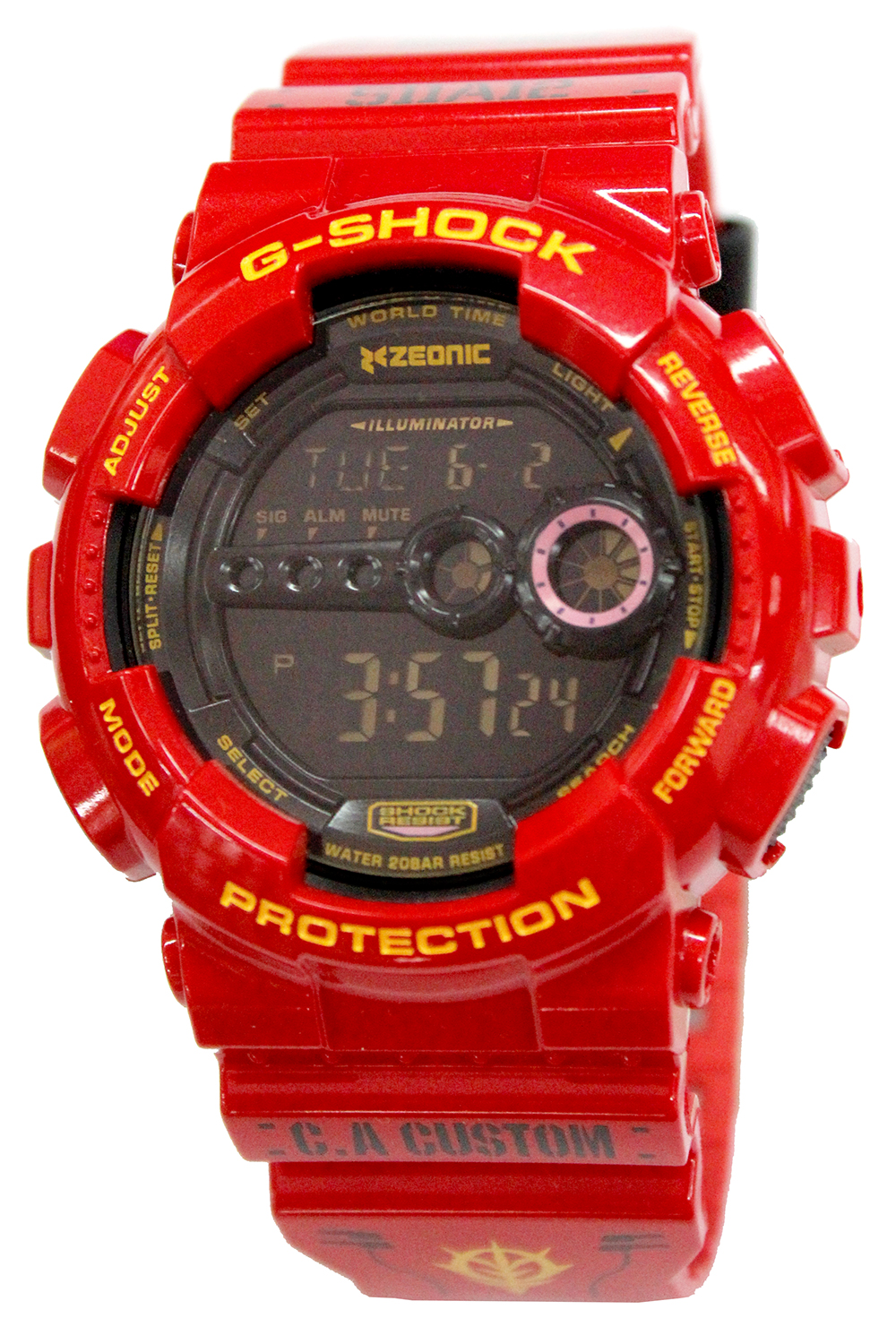 Casio G-Shock นาฬิกาข้อมือผู้ชาย สายเรซิ่น รุ่น GD-100 x CHAR