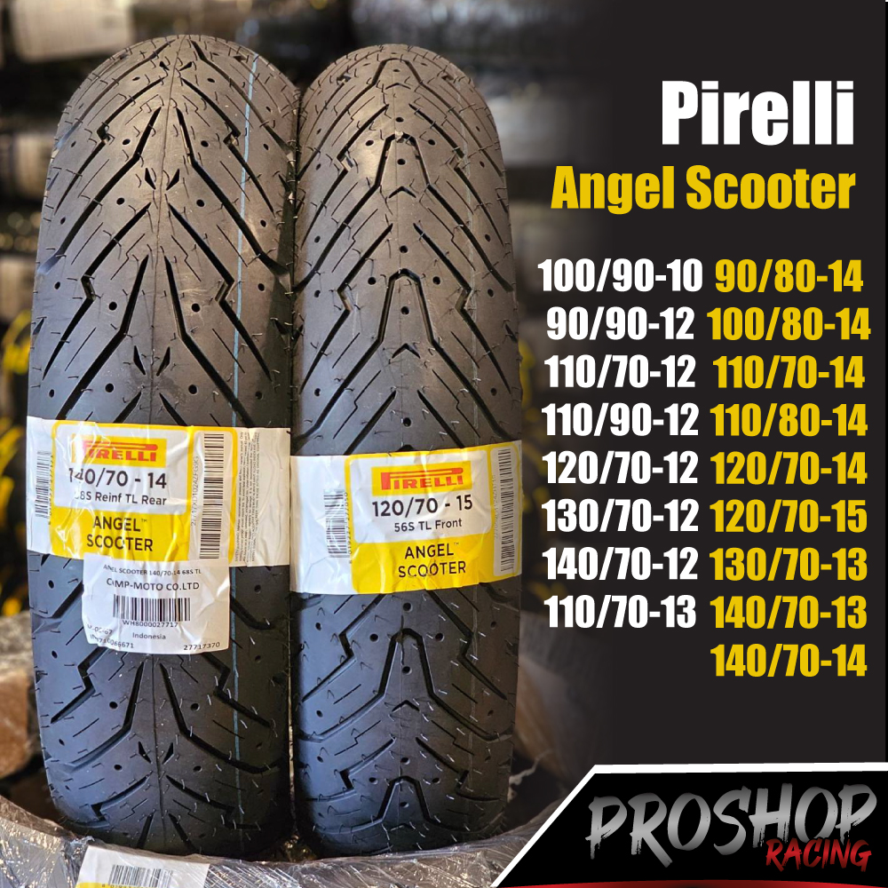 Lốp Pirelli Angel scooter cho Click, Nmax, ADV, PCX, Aerox, Xmax, New Forza 300, C400 Filano Lead, kích thước 12 13/14/15.